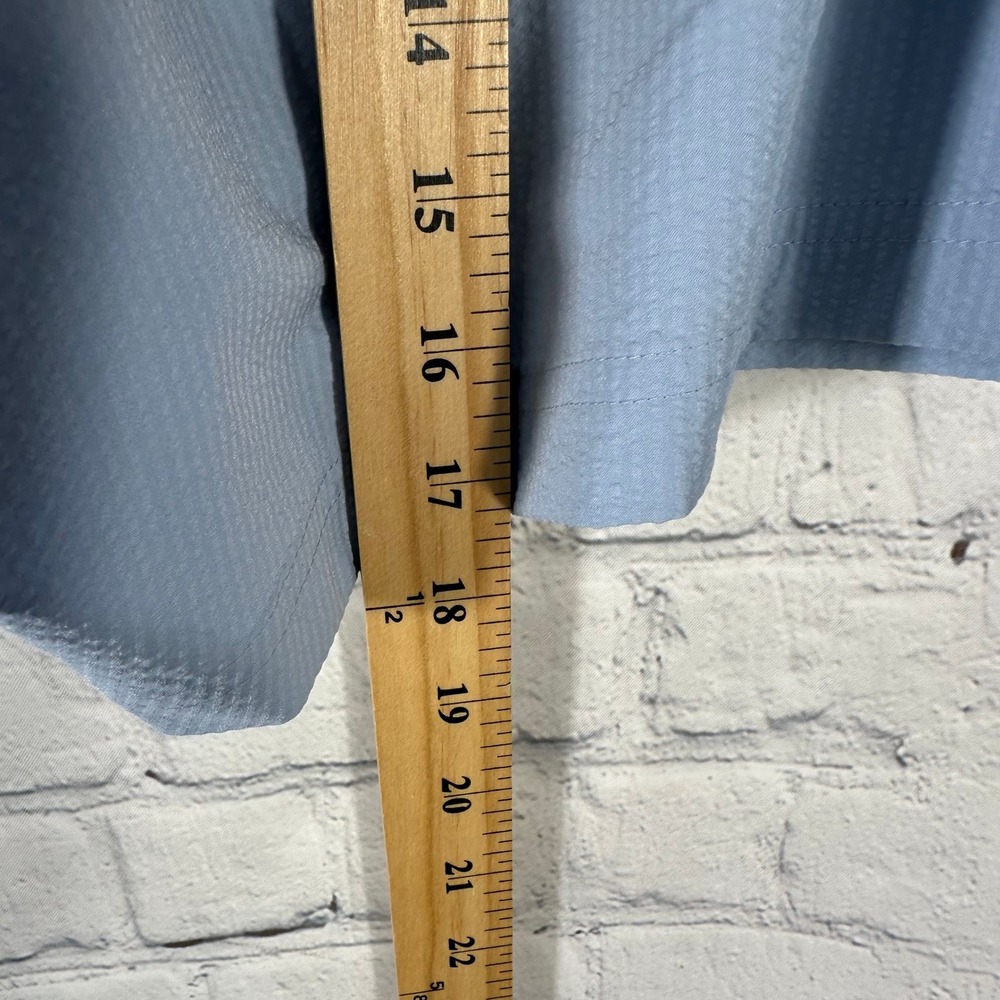 VRST Mens 6" Resort Short Seersucker Faded Blue Relaxed Fit XL‎ Athleisure - Picture 7 of 11